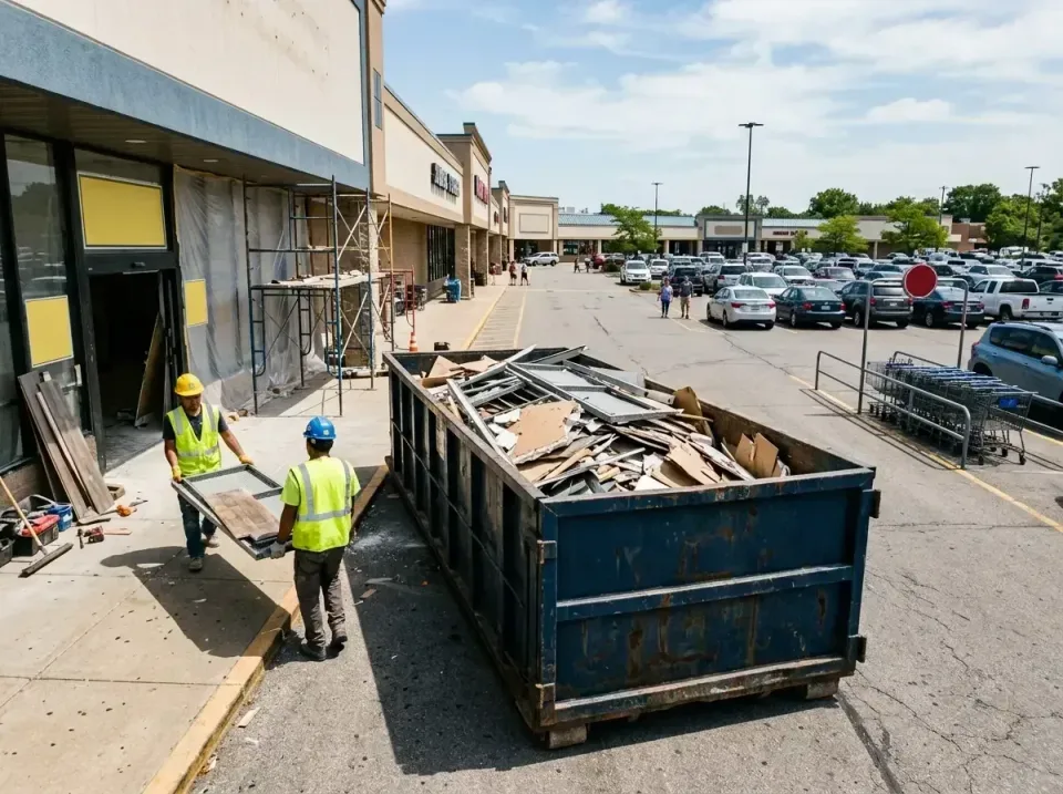 retail-store-renovation-debris-003 — frequently asked questions, Roll-off Dumpster Rentals in Aldan, PA